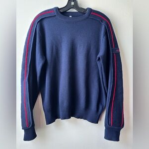 Vintage Head Navy and Red Crewneck Sweater